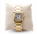 Cartier Yellow Gold Tank Francaise Replica Watch